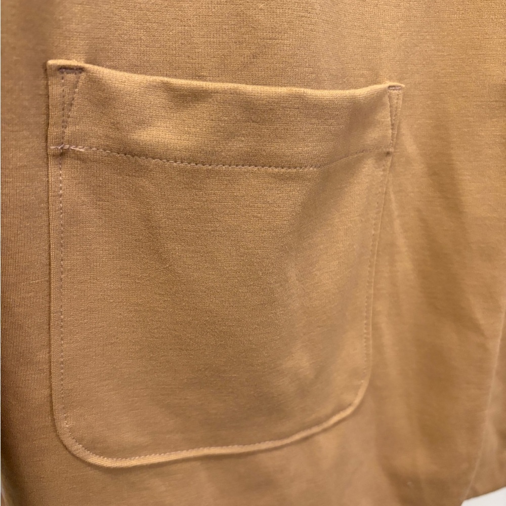 Tan Women's Blazer Coat - Picture 3 of 9